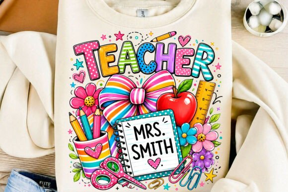 Download Personalized Mrs Smith Teacher SHIRT - Premium Bundle