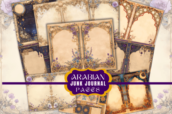 Download Arabian Nights Junk Journal Pages - Arabian Collection
