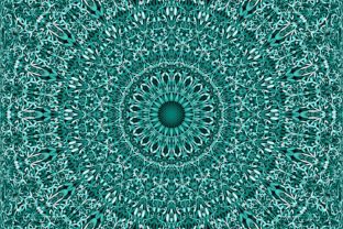 Download Turquoise Seamless Mandala Pattern - Premium Resources