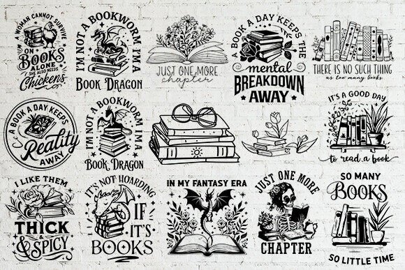 Download Reading Book Svg Bundle, Book Lover Svg, - Love Collection